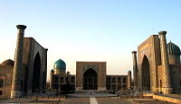 Mosques with Persian names and designs in Afghanistan, Tajikistan, Uzbekistan and India illustrate just how far east Persian culture extended due to their conquests. The actual architectural domed design of Mosques were borrowed from the Sassanid era, which then spilled into the Muslim world.