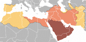 Age of the Caliphs      Expansion under Muhammad, 622-632      Expansion during the Rashidun Caliphate, 632-661      Expansion during the Umayyad Caliphate, 661-750